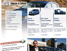 Tablet Screenshot of dacia-berlin.de